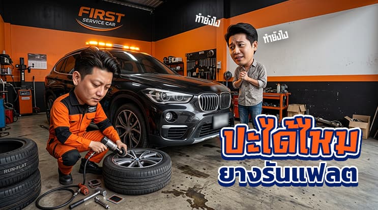 ยางรันแฟลต ปะได้ไหม? ซ่อมยังไงให้ปลอดภัย สรุปจบที่นี่